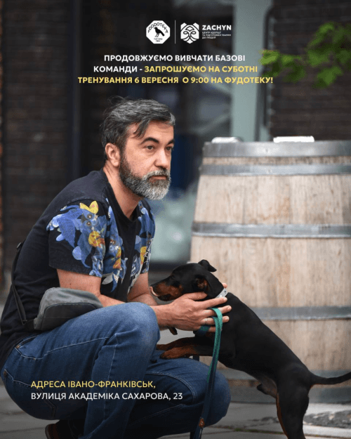 Практичні тренування від кінологів Zachyn